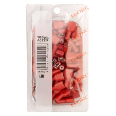 Разъем РппИм 1.5-7-0.8 красный QUADRO (100шт)