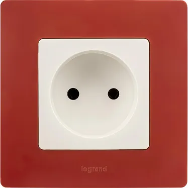 ETIKA Рамка 1 пост красная