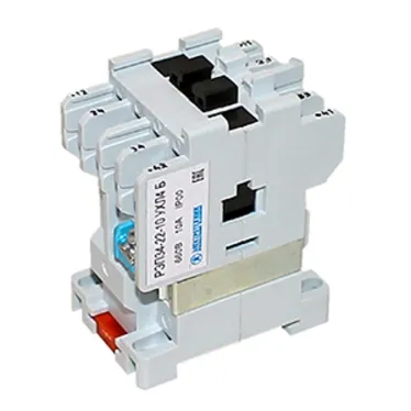 Реле электромагнитное промежуточное РЭП34-22-10 УХЛ4 Б, 48В/50Гц, 10А, 2з+2р, IP00