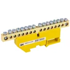 Шина PE земля на DIN-изоляторах ШНИ-8х12-16-Д-Ж