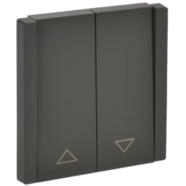 FORTE@PIANO Выключатель жалюзи 10А FP311 серый IEK