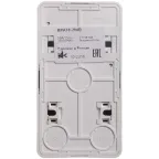 ЭТЮД Блок открытой установки Розетка без заземления + Выключатель одноклавишный белый