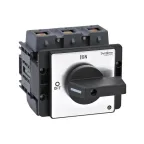 ВЫКЛЮЧАТЕЛЬ-РАЗЪЕДИНИТЕЛЬ 3P 125A С ЧЁРНОЙ РУКОЯТКОЙ НА ДВЕРЦУ 4 ВИНТАМИ