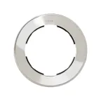 Рамка 1 пост, груг, S88, хром