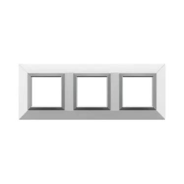 Рамка из металла, ''Avanti'', белая, 6 модулей