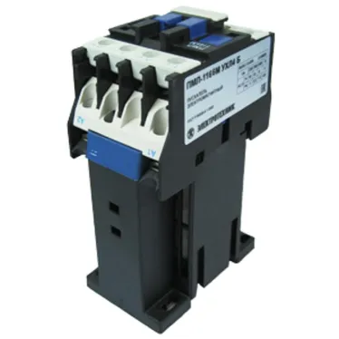 Пускатель электромагнитный ПМЛ-1166М УХЛ4 Б, 110В DC, 1р, 10А, нереверсивный, без реле, IP20