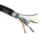 Витая пара F/UTP Cat5e 4x2x24 AWG CU PE + ТРОС OUTDOOR 305 м
