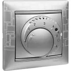VALENA Термостат для теплых полов алюминий