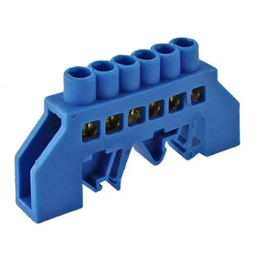 Шина N ноль комбинированный DIN-изолятор типа Стойка ШНИ-8х12-6-КС-С