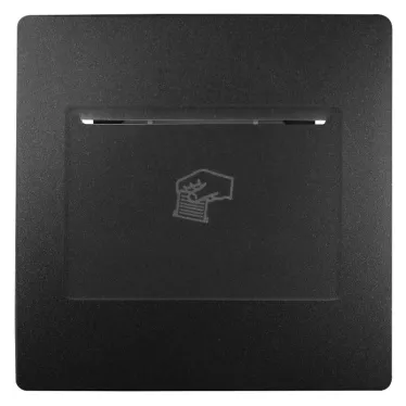 Накладка на карточный выключатель Серия 12 12-6201-05 на 12-4105-99, антрацит