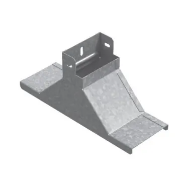 Крышка-ответвитель вертикальный к лотку 200х100, толщина 1,0 мм, Сендзимир цинк