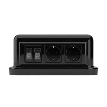 Напольная башенка BUS 12 модулей IP40 черная