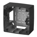 Коробка накладного монтажа 1 пост, 12, антрацит
