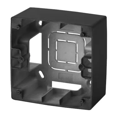 Коробка накладного монтажа 1 пост, 12, антрацит
