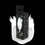 Лампа светодиодная LED 7 Вт 550 лм 4100К свеча нейтральный E14 AC 220В шаговое диммирование выключателем Black Gauss