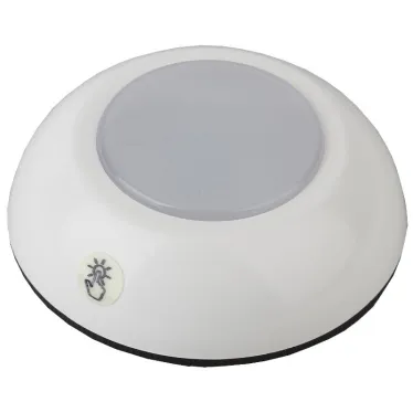 Фонарик кемпинговый на липучке на батарейках 3хААА в палатку, с сенсором и светонакопителем SB-601 Луна-1