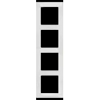 Valena LIFE Рамка 4 поста Эл грей универсальная