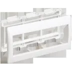 Рамка и суппорт для кабель-канала на 6 модулей 60мм Праймер