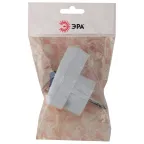 Вилка с/з с выключателем 16A белая Vx5-W (24/384/3072)