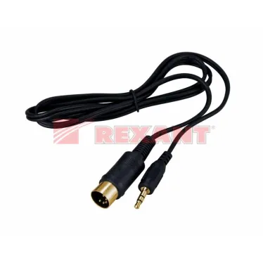 Шнур DIN 5 Pin - Stereo 3.5 мм, 1.5 м., GOLD