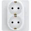 Розетка 2X2К+З немецкий стандарт 16 А 250 В INSPIRIA белая