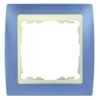 Рамка на 3 поста S82 сирень - слоновая кость