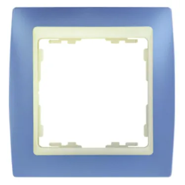 Рамка на 3 поста S82 сирень - слоновая кость