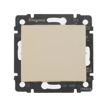 VALENA Кнопка в рамку слоновая кость