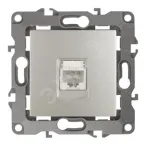 Розетка информационная 12-3107-15 RJ45,  перламутр (10/100/2500) |Б0019353 | ЭРА