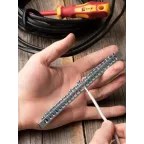 Шина PEN ноль-земля (6x9мм) 24 отв. цинк крепеж покраям