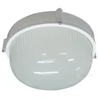 Светильник НПП-03-100-009 IP65 Банник 1101 Круг большой матовый/корпус белый