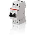 Выключатель автоматический двухполюсный SH202 20А C 6кА (SH202 C 20) | 2CDS212001R0204 | ABB