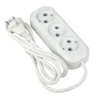 Удлинитель 'Эксперт' 3 гнезда 2 метра 10А/2.2кВт без заземления ПВС 2х0.75 PROxima