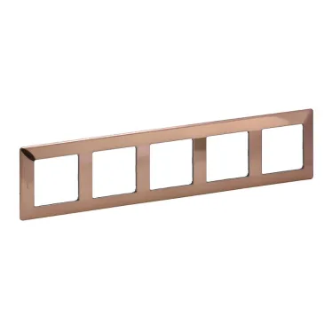 Valena LIFE Рамка 5 постов медь универсальная