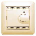 W59 Термостат для теплого пола 10А бежевый