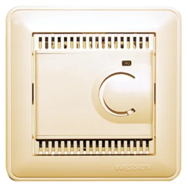 W59 Термостат для теплого пола 10А бежевый