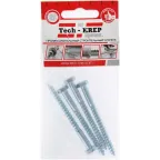 Шуруп DIN571 6х70 сантехнический, шестигранная головка (4шт) - пакет