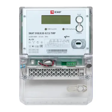 Счётчик электрической энергии трехфазный многотарифный SKAT 315E/0,5S-5(7,5) TIRP PROxima