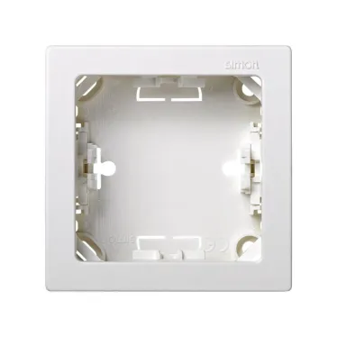 Рамка на 1 пост 75х75 мм, S73L, белый