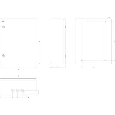 Корпус металлический ЭРА SIMPLE ЩМП-06 (500х400х175) IP31 УХЛ3 серый