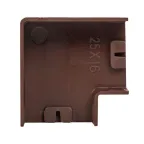 Поворот 90 градусов (25х16) (4 шт) Plast под темное дерево