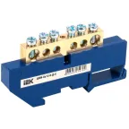 Шина N ноль на DIN-изоляторах ШНИ-8х12-6-Д-С