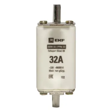 Вставка плавкая ППН-33 160/32А габарит 00
