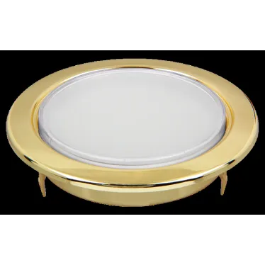 Светильник под лампу с цоколем GX70 золото глянцевое 121х54 мм