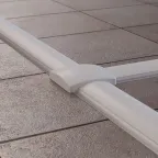 Канал напольный 50x12 белый