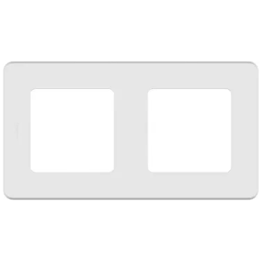 Рамка 2 поста INSPIRIA белая