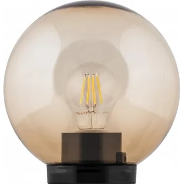 Светильник НТУ-01-60-203 Шар d-200мм золотой Е27 на трубу IP44