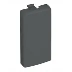 Connect Заглушка узкая 225х45мм графит