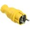 ВБп3-1-0м Вилка прямая ОМЕГА IP44 желтая