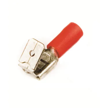 Наконечник плоский с изолир.фланцем (смешанный) 0,25-1,5 кв.мм 6,3х0,8 мм (РПИ-О)